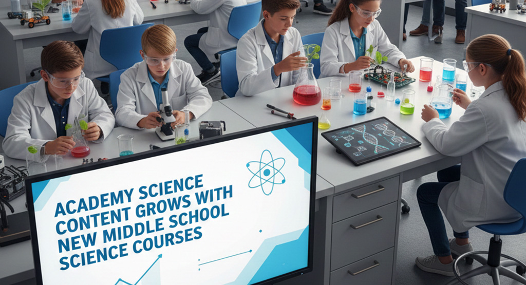 Academy Science Content Grows With New Middle School Science Courses ...