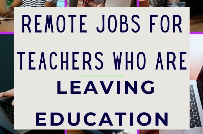 A Guide to Finding Jobs for Ex-Teachers