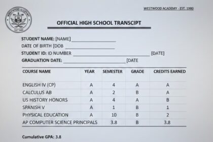 What Is an Official High School Transcript?