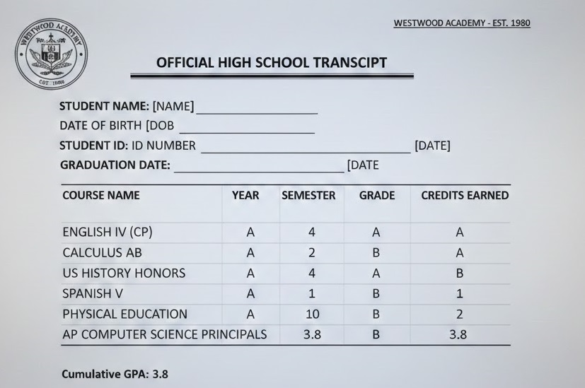 What Is an Official High School Transcript?