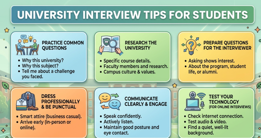 University Interview Tips for Students