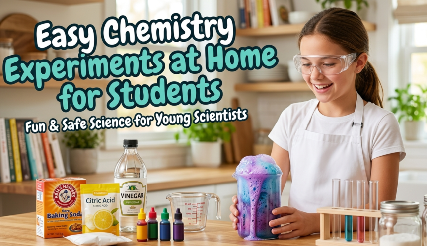 Easy Chemistry Experiments at Home for Students