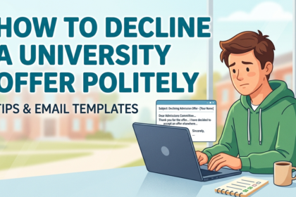 How to Decline a University Offer Politely