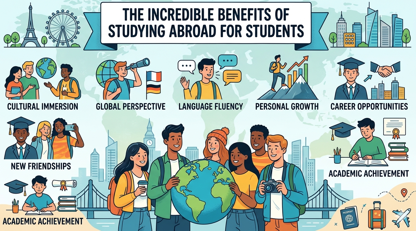 The Incredible Benefits of Studying Abroad for Students
