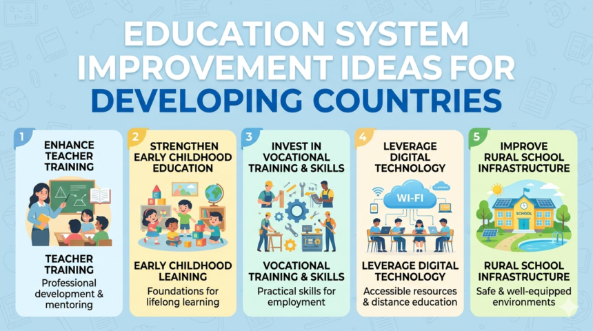 Education System Improvement Ideas for Developing Countries