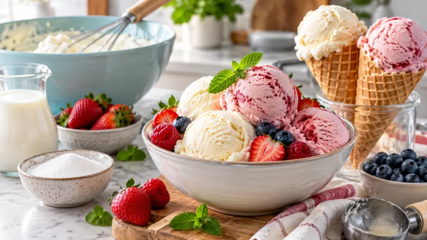 Easy Homemade Ice Cream Recipe (No Machine Needed)