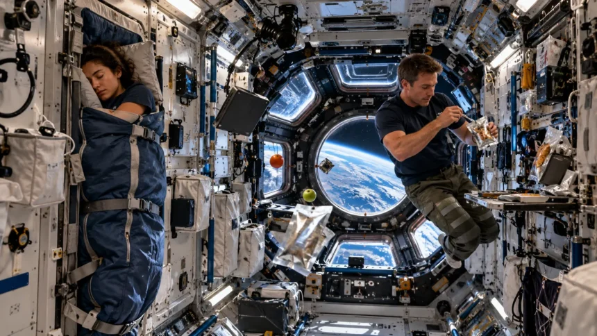 How Do Astronauts Live and Sleep in Space Every Day